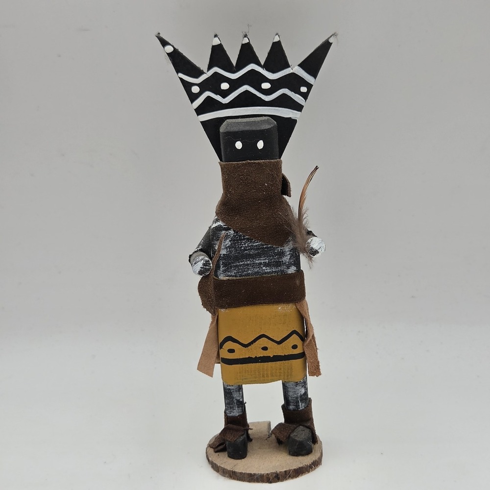 Vintage 7 1/2" Native American Kachina Doll "Apache Crown Dancer"